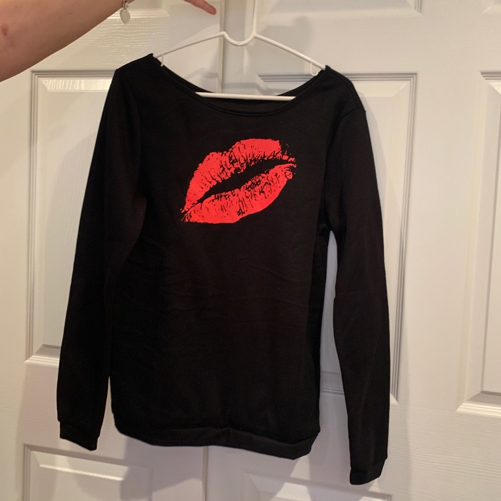 Slouch crew neck